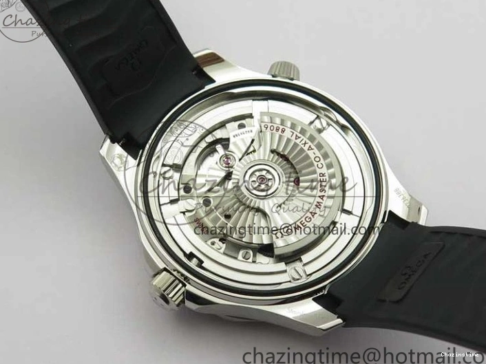 0121 BestValue Seamaster Diver 300M Nekton VSF 1:1 Best Edition Black Dial on Black Rubber Strap A 7886